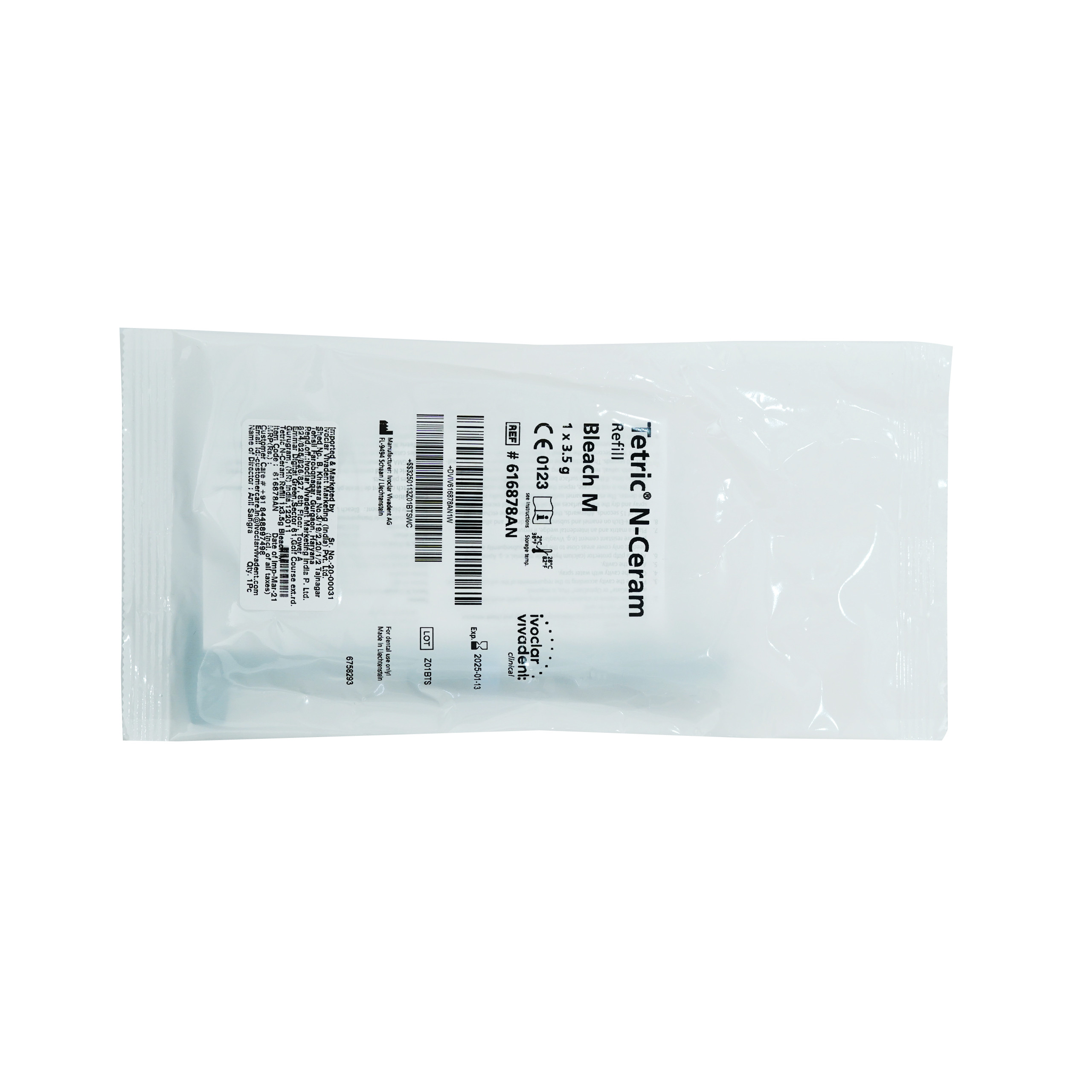 Ivoclar Tetric N-Ceram Refill 1x3.5g Bleach M